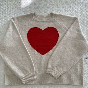 Old Navy heart sweater